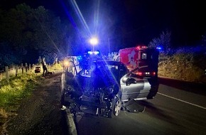 Feuerwehr Sprockh&ouml;vel: FW-EN: Fahrzeug verunfallt - Mehrere Verletzte