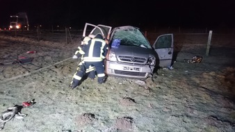 Freiwillige Feuerwehr Werne: FW-WRN: Verkehrsunfall löst Suchaktion aus