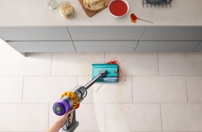 Dyson GmbH: Dyson launcht kabellosen All-in-One-Nass- und Trockenstaubsauger: Der Dyson V15s Detect Submarine visualisiert Staub und reinigt Hartböden jetzt auch feucht