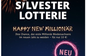 Toto-Lotto Niedersachsen GmbH: Neue Silvesterlotterie startet am 2. November 2020 in Niedersachsen
