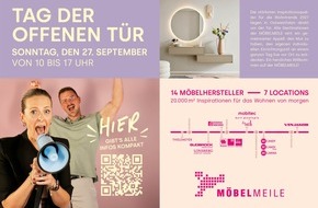 M&Ouml;BELMEILE GbR: Pressemitteilung: &bdquo;Wir machen Mut und M&ouml;bel&ldquo; &ndash; das verspricht die M&Ouml;BELMEILE mit 14 Marken in sieben Showrooms