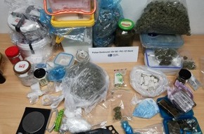 Polizei Dortmund: POL-DO: Bandbreite an Drogen und Bargeld beschlagnahmt - Polizei stellt Dealer an der Evinger Straße