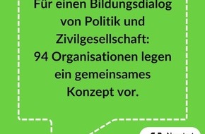 Bund der Freien Waldorfschulen: Neustart für Deutschlands Bildung – Waldorfschulen engagieren sich im „Bildungsdialog für Deutschland“