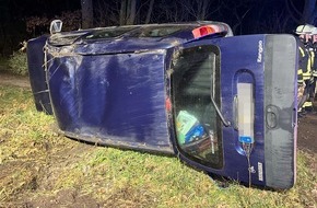 Kreispolizeibeh&ouml;rde Soest: POL-SO: Auto &uuml;berschl&auml;gt sich - Verdacht auf Drogenkonsum