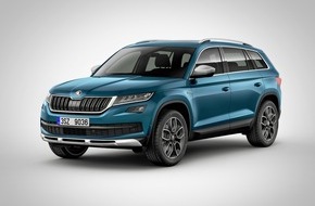 Skoda Auto Deutschland GmbH: Großes SUV im Offroad-Look: Bestellstart für Abenteurer SKODA KODIAQ SCOUT (FOTO)