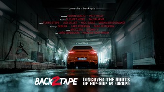 BACK TO TAPE: Porsche präsentiert Hip-Hop-Dokumentation "Back 2 Tape" / Ab sofort auf Instagram, TikTok, YouTube, Spotify und im Porsche Newsroom