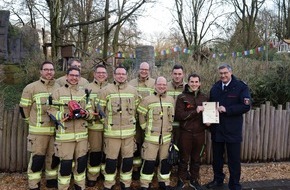 Feuerwehr Kleve: FW-KLE: Feuerwehr Kleve erhält Patenschaft für Roten Panda