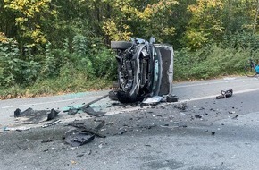 Feuerwehr Dortmund: FW-DO: Frontalunfall zweier PKW mit vier Verletzten