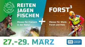 25 Jahre Reiten-Jagen-Fischen - Messe Erfurt feiert Jubil&auml;um mit starken Zahlen und treuen Partnern