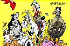 Egmont Ehapa Media GmbH: Wildwest-Legende Lucky Luke im Zeichen des Tierschutzes - Bildmaterial zum Download verfügbar