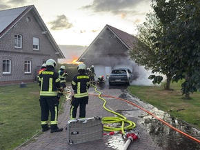 FW-AUR: Hochvoltbatterie von E-Fahrzeug entflammt