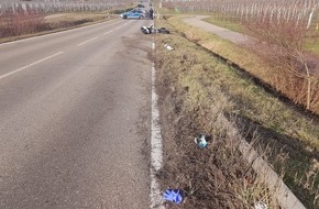 Polizeidirektion Landau: POL-PDLD: Tödlicher Verkehrsunfall bei Landau