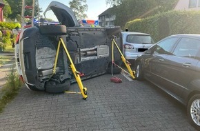 Feuerwehr Bottrop: FW-BOT: Verkehrsunfall - Eine leicht verletzte Person
