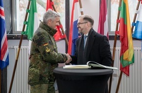 Operatives F&uuml;hrungskommando der Bundeswehr: Verteidigungsminister der Republik Litauen Robertas KAUNAS zu Besuch im Operativen F&uuml;hrungskommando der Bundeswehr