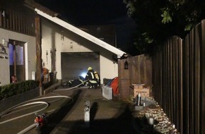 Kreisfeuerwehr Rotenburg (Wümme): FW-ROW: Schwelbrand in einer als Lagerraum genutzten Garage