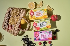 Teekanne GmbH & Co. KG: Pressemitteilung: Süß-fruchtig, bunt & bio: TEEKANNE startet mit „Genussgarten“ in eine neue Früchtetee-Welt