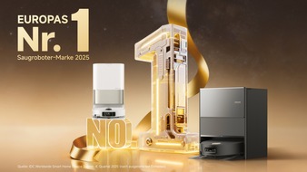 DREAME INTERNATIONAL (HONGKONG) LIMITED: Dreame wird 2025 Europas Nr. 1 bei Saugrobotern nach St&uuml;ckzahl