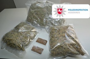Polizeiinspektion Heidekreis: POL-HK: Walsrode / Verden/A.: Rauschgift transportiert - Zwei Festnahmen