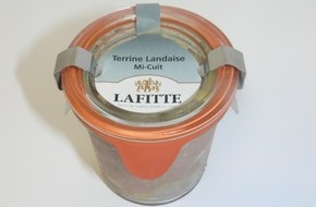 Manor AG: Manor rappelle la «Terrine Landaise Mi-Cuit» 100 grammes de la marque «Lafitte»