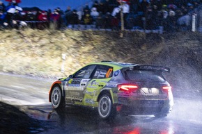 Rallye Monte Carlo: Škoda Crew fährt beim Saisonauftakt in der RC2-Klasse aufs Podest