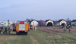 Freiwillige Feuerwehr Sankt Augustin: FW Sankt Augustin: Tödlicher Flugzeugabsturz in Sankt Augustin