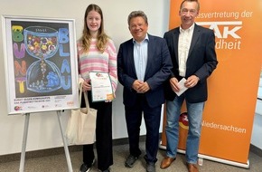 DAK-Gesundheit: Niedersachsen: Schülerin aus Hannover gewinnt landesweiten Plakatwettbewerb gegen das Rauschtrinken