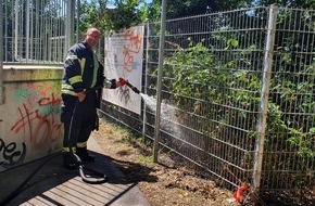 Feuerwehr Schermbeck: FW-Schermbeck: Entstehungsbrand konnte schnell gelöscht werden