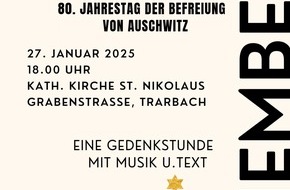Polizeipräsidium Trier: POL-PPTR: Gedenkfeier zum Internationalen Tag des Gedenkens an die Opfer des Holocaust