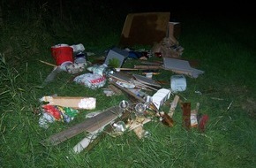 Polizeiinspektion Cuxhaven: POL-CUX: Personen entsorgen Bauschutt und Sperrmüll auf Weide (Bildmaterial) + Per Haftbefehl Gesuchter auf gestohlenem Trecker in Polizeikontrolle geraten + Einbruch in Wohnhaus - Präventionstipps der Polizei u.a.