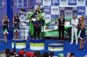 Skoda Auto Deutschland GmbH: Neste Rallye Finnland, WRC 2 Pro: Kalle Rovanperä gewinnt Heimspiel im SKODA FABIA R5 evo (FOTO)