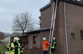 Freiwillige Feuerwehr Gemeinde Schiffdorf: FFW Schiffdorf: Schornsteinbrand sorgt für zweiten Einsatz am Freitagabend in Spaden