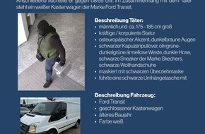 Polizeipräsidium Mannheim: POL-MA: Oftersheim/Rhein-Neckar-Kreis: Raubüberfall auf Geldinstitut - Zeugenaufruf, PM Nr. 4