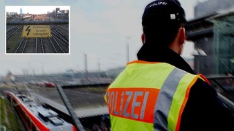 Bundespolizeidirektion München: Bundespolizeidirektion München: Vorsicht! "Chillen" im Bahnbereich kann lebensgefährlich sein / Münchner Bundespolizei warnt vor "Besetzung" von Brücken