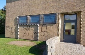 Polizeidirektion Itzehoe: POL-IZ: 2406010.6 Tellingstedt: Graffitischmierereien an Grund- und Gemeinschaftsschule