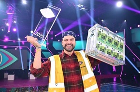 SAT.1: "Promi Big Brother" in Bestform! Jimi Blue Ochsenknecht gewinnt die dreizehnte Staffel und 100.000 Euro