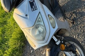 Landespolizeiinspektion Nordhausen: LPI-NDH: Suche nach entwendetem Roller