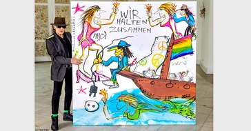 United Charity gemeinnützige Stiftungs GmbH: Udo Lindenberg: 211.200 Euro für Flutopfer! / Kunstwerk für Rekorderlös bei United Charity versteigert