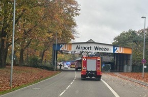 Freiwillige Feuerwehr Alpen: FW Alpen: Bereitschaftsübung in Weeze