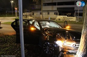 Polizeipr&auml;sidium Oberhausen: POL-OB: "Mein Name ist Hase?" - Zweifel an Unfallversion nach n&auml;chtlicher Kollision