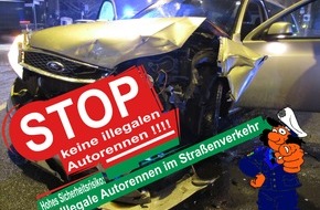 Polizei Mettmann: POL-ME: Polizei ermittelt nach "illegalem Straßenrennen"! - Heiligenhaus / Velbert - 1908159