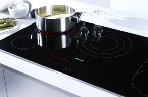Miele & Cie. KG: Miele stellt neues Bedienkonzept für Elektrokochfelder vor (mit Bild) / Beim Kochen alles im Blick