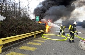 Polizeidirektion Landau: POL-PDLD: Edenkoben, Brand bei der Fa. Tenneco