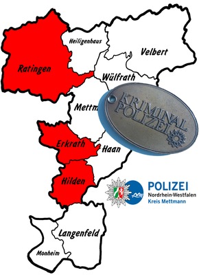 POL-ME: Einbrüche aus dem Kreisgebiet - Ratingen / Erkrath / Hilden - 1807155