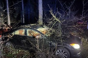 Polizeiinspektion Nienburg / Schaumburg: POL-NI: Haßbergen - Verkehrsunfall mit einer verletzten Person