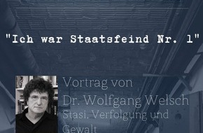 Polizeiinspektion Emsland/Grafschaft Bentheim: POL-EL: Meppen - Vortrag von Dr. Wolfgang Welsch "Ich war Staatsfeind Nr. 1"