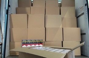 Zollfahndungsamt Essen: ZOLL-E: Reibungslose Zusammenarbeit - Zollfahnder stellen fast 11 Millionen Zigaretten sicher