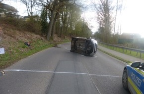 Kreispolizeibehörde Oberbergischer Kreis: POL-GM: 140418-451: Fahrfehler führt zu Unfall mit einem Verletzten