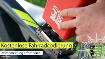Polizeipr&auml;sidium Osthessen: POL-OH: Kostenlose Fahrradcodierung in Bad Hersfeld