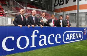 Coface Deutschland: Neues Mainzer Stadion wird Coface Arena / Langfristige Vereinbarung zwischen Mainz 05 und Coface Deutschland