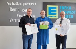 Edeka Südwest: Presse-Information: Mitarbeiter für 40 Jahre Betriebszugehörigkeit geehrt